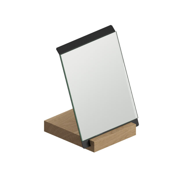 Counter Top Display Mirror Adjustable Angle - 255 H x 200 W x 125mm D