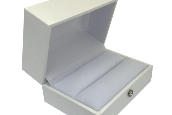 Box of 24 Leatherette Double Ring or Cufflink Gift boxes 70(w) x 50(d) x 38mm(h)