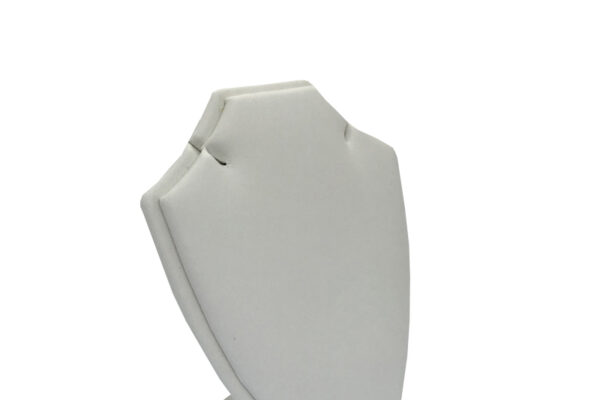Small White Necklace Display Stand. Height 105mm and Width 85mm