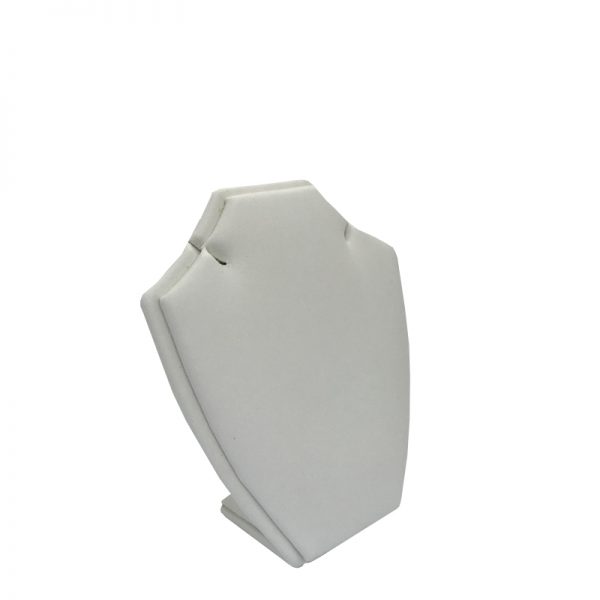 Small White Necklace Display Stand. Height 105mm and Width 85mm