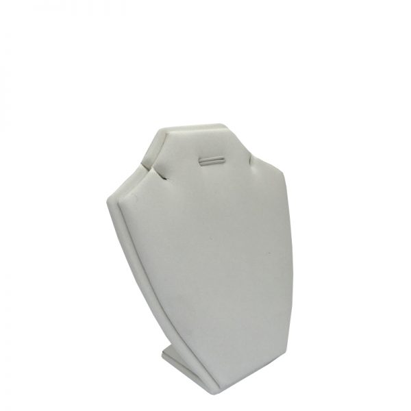 Small White Necklace and Pendant Display Stand. Height 105mm and Width 85mm