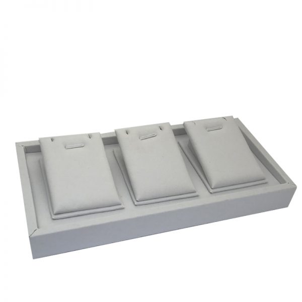 White Earring, Pendant or Necklace Display tray. Dimension 183mm(w) x 90mm(d)