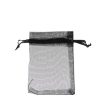 Plain Black Organza Pouches. Price for Pack of 100. Dimensions 9cm(W) x 13cm(H).