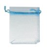 Plain Blue Organza Bags. Measurements 10cm(W) x 15cm(H). Pack of 100 Bags.