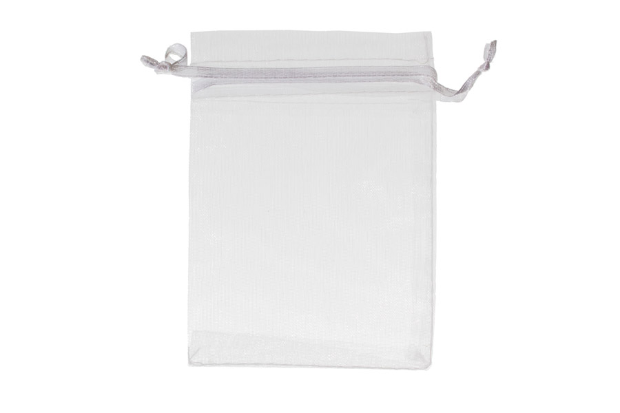 Plain White Organza Bags. Measurements 11cm(W) x 16cm(H). Pack of 100 ...