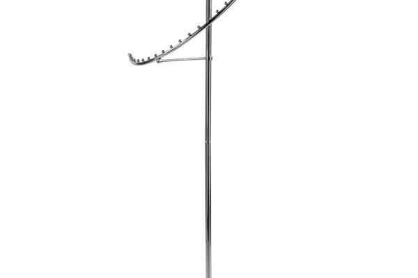 Spiral Clothes Rack on Round Base. Dim - 1720mm H x 590mm Diameter Spiral