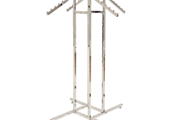 4 Way Clothes Rack Kit. Height 1190mm x Width890mm x Depth 890mm x Length (Straight Arms) 405mm