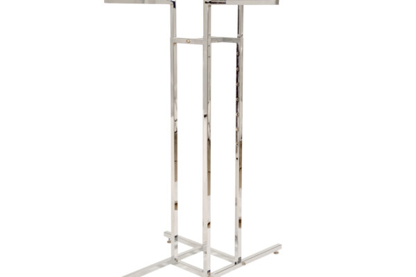 4 Way Clothes Rack Kit. Height 1190mm x Width 890mm x Depth 890mm x Length (Waterfall Arms): 380mm