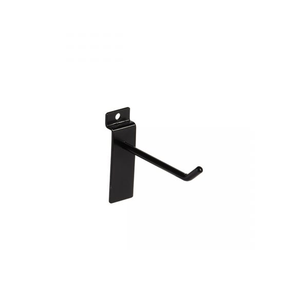 Large Black Counter Top Panel Hook. Dim 100L x 5.8mm Diameter