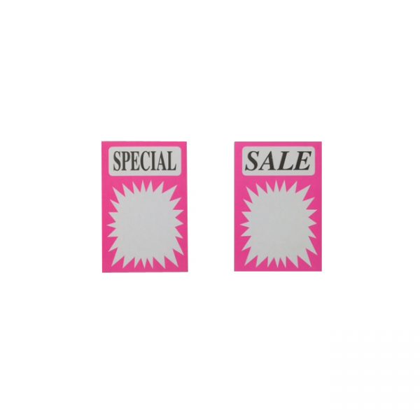 Sale and Special printed Sale signs - Pack of 60