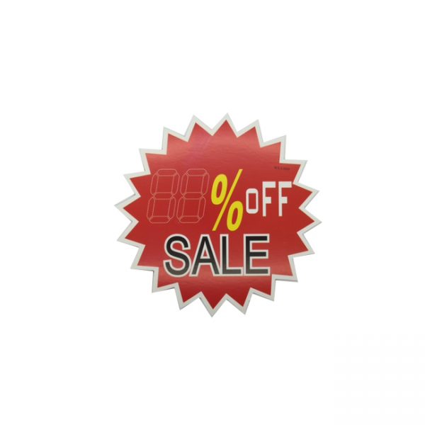 Percentage Off SALE sign - Pack of 10