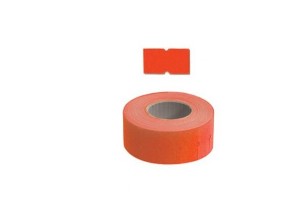 Fluoro Orange Blank Labels For Two-Line Paxar Pricing Gun. Approximately 1750 Labels.