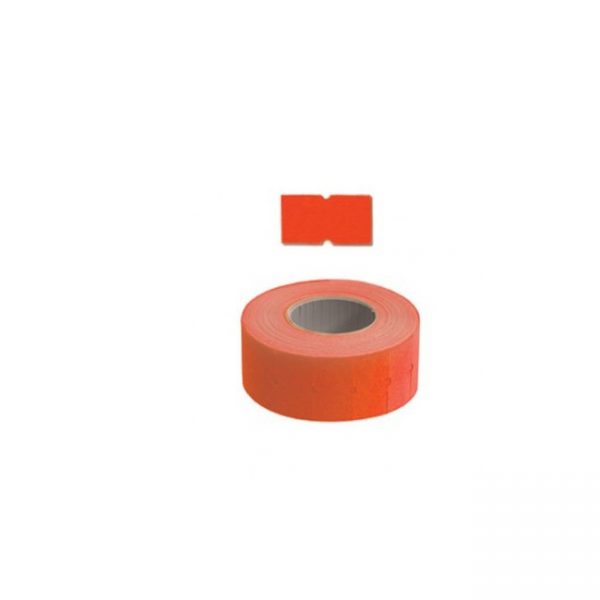 Fluoro Orange Blank Labels For Two-Line Paxar Pricing Gun. Approximately 1750 Labels.