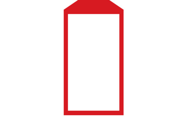 Pack of 100 Swing Ticket Blank. Dim 67(W) x 120mm(H).