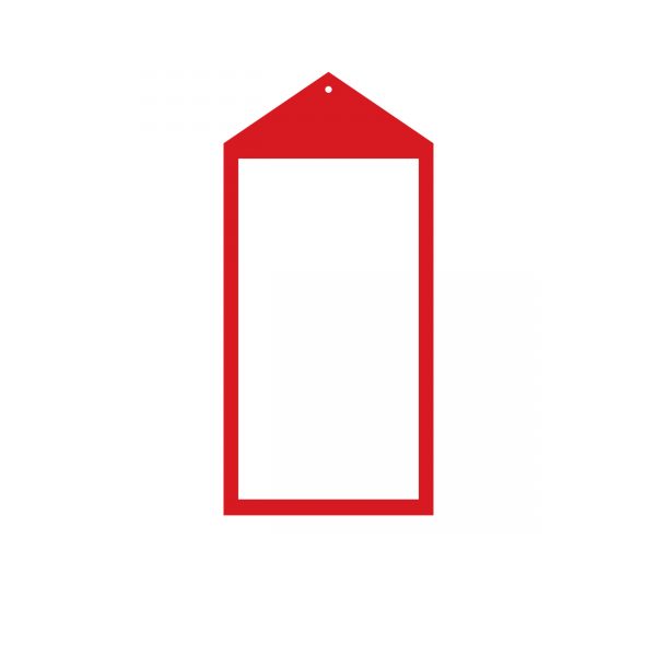 Pack of 100 Swing Ticket Blank. Dim 67(W) x 120mm(H).
