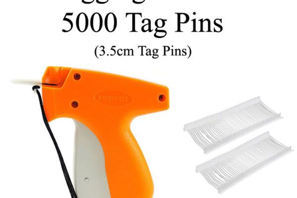 Tagging Gun Combo With Needle and 5000 Tag Pins - (3.5cm tag pins).