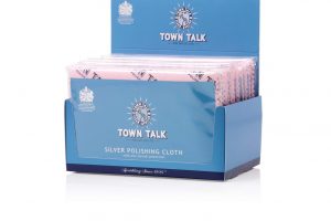 Bulk Box of 12 MR TOWN TALK ORIGINAL IMPREGNATED SILVER CLOTH 30 X 45CM. FOR SILVER AND STAINLESS STEEL WATCHES