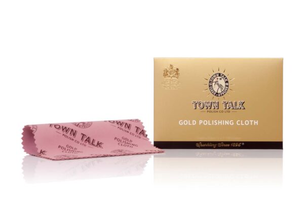Instant Use Gold Polishing Cloth By Mr TOWN TALK 12.5cm X 17.5cm