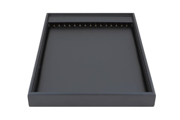 C-SERIES Black Premium Soft Padded Leatherette Necklace or Bracelet Display Tray. Stackable. Dim 315(w) x 225(d) x 30mm(h).