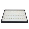 C-SERIES Black N White Premium Soft Padded Leatherette Pendant Display Tray. Holds 48. Stackable. Dim 315(w) x 225(d) x 40mm(h)