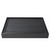 C-SERIES Black Premium Soft Padded Leatherette Ring Display Tray. Stackable. Dim 315(w) x 225(d) x 40mm(h).