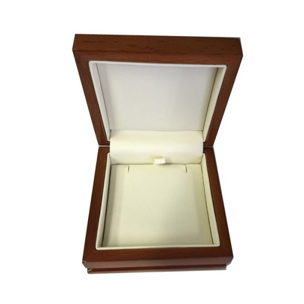 Premium Wooden Large Earring or necklace and Pendant Gift Box - Dim 85w x 85d x 40mm(h). - Image 2