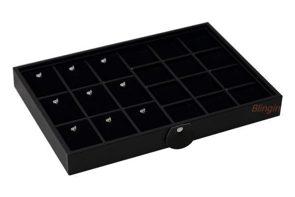Jewellery Display Suitcase with Compartment Trays. Lockable pin code. - Image 7