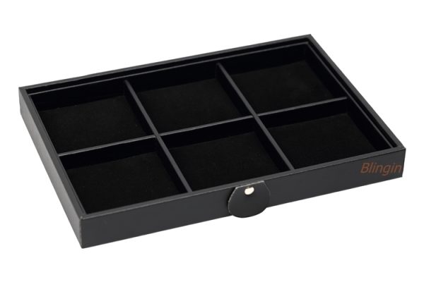 Jewellery Display Suitcase with Compartment Trays. Lockable pin code. - Image 5