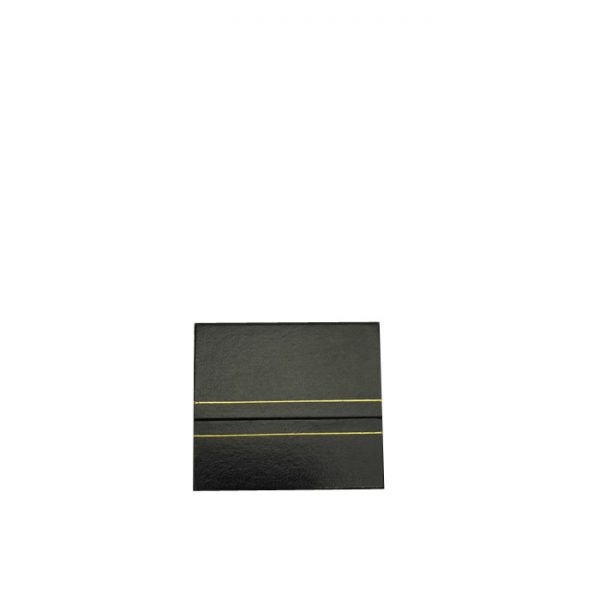 1x Large Premium Black Leatherette Look Ring Gift Box. Dim 50(w) x 55(d) x 48mm(h) - Image 2