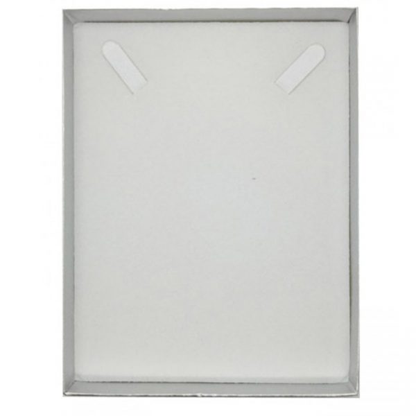 Box of 12 - Extra Large Solid Premium Silver Cardboard Set Gift Box with Silver Bow. Dim 134(w) x 187(d) x 36mm(h) - Image 2