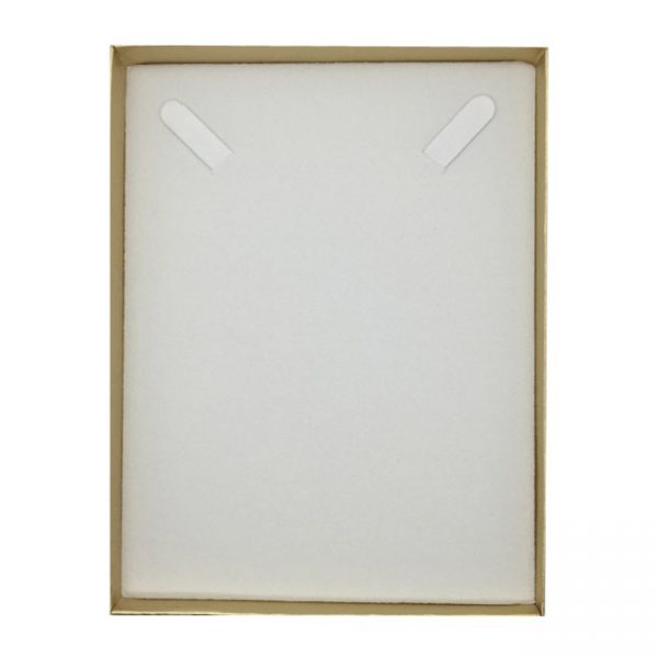 Box of 12 - Extra Large Solid Premium Gold Cardboard Set Gift Box with Gold Bow. Dim 134(w) x 187(d) x 36mm(h). - Image 2