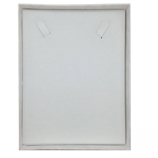 Box of 12 - Premium Solid Large White Cardboard Set Gift Box with Silver Trim Border. Dim 160(w) x 125(d) x 30mm(h). - Image 2