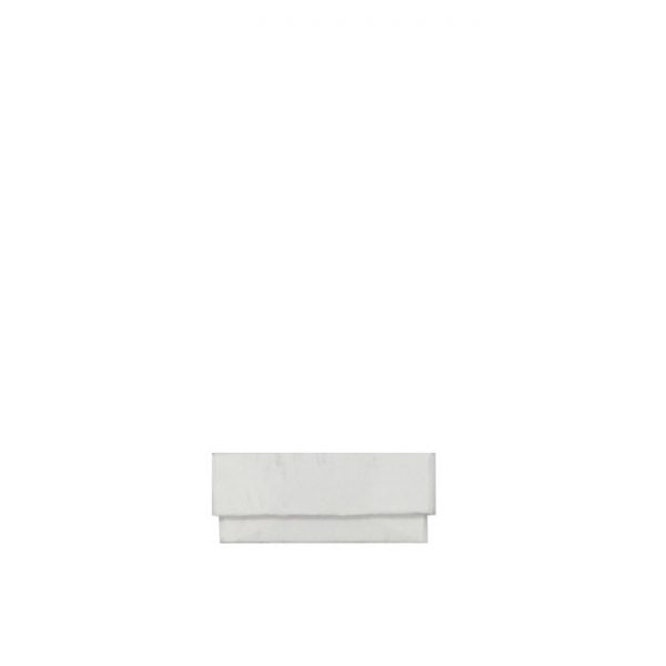 Box of 96 - Premium Solid Small White Cardboard Earring Stud Gift Box with Silver Trim Border. Dim 50(w) x 50(d) x 20mm(h). - Image 2