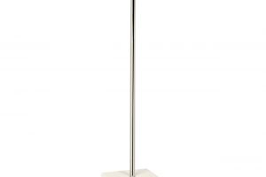 Large solid earring stand chrome