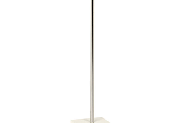 Large solid earring stand chrome