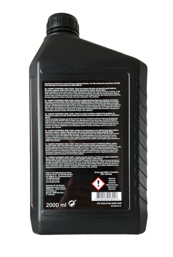 Hagerty Ultrasonic Jewel Clean Jewellery Care 2L - Image 2