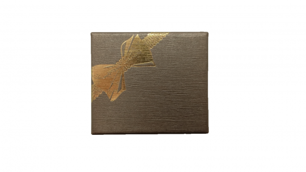 Box Of 60 Solid Bronze Cardboard Ring Gift Boxes. Dim 55mm X 48mm X 30mm(H). - Image 2