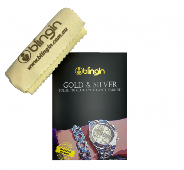 12x New Blingin Trade Pack for Gold and Silver Multi Purpose Large Polish Cloths Approx 22X32cm , - Image 3