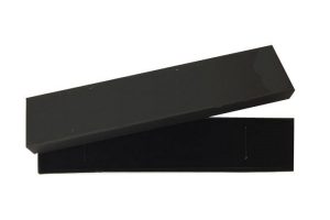 Plain black Bracelet or watch cardboard gift boxes
