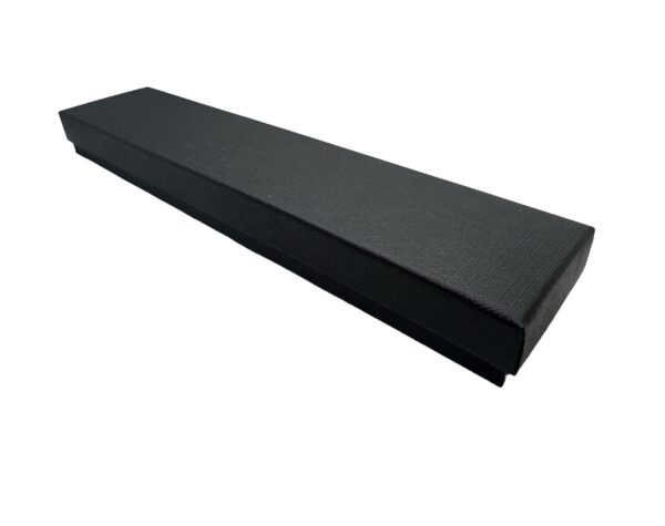 Box of 24 Premium Solid Plain Black Cardboard Bracelet or Watch Gift Box Dim 42(w) x 200(d) x 24mm(h) - Image 2