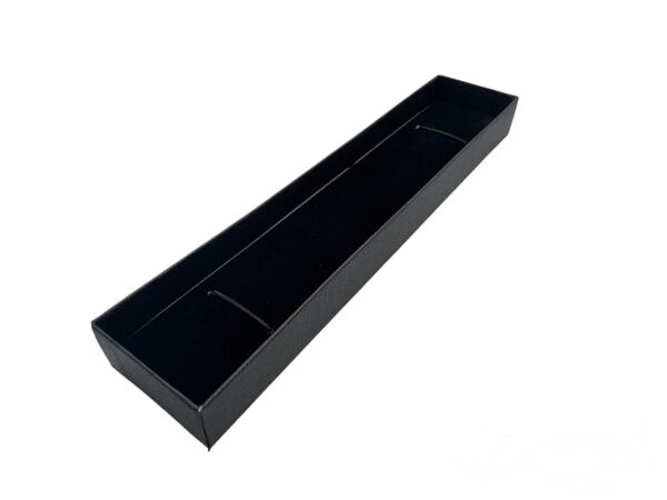 Box of 24 Premium Solid Plain Black Cardboard Bracelet or Watch Gift Box Dim 42(w) x 200(d) x 24mm(h) - Image 3