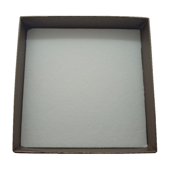 Box of 24 - Premium Brushed bronze Cardboard Bangle Gift Box with Gold ribbon and bow tie hot stamp. Dim 85(w) x 85(d) x 30mm(h) - Image 3