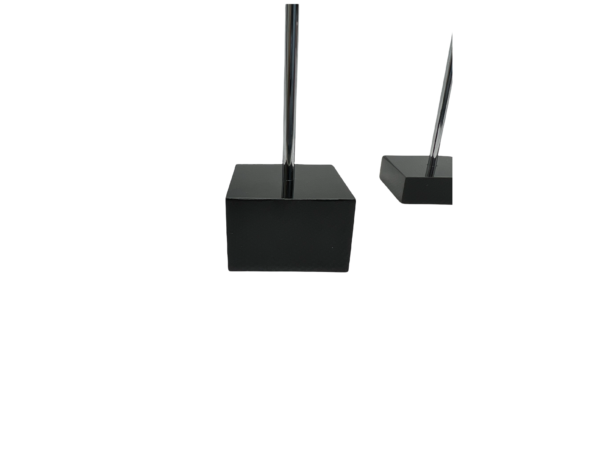 N SERIES Single LARGE Earring Display Stand - Black Acrylic Square Base. Height 150mm - Image 4