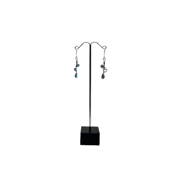 N SERIES Single LARGE Earring Display Stand - Black Acrylic Square Base. Height 150mm - Image 2
