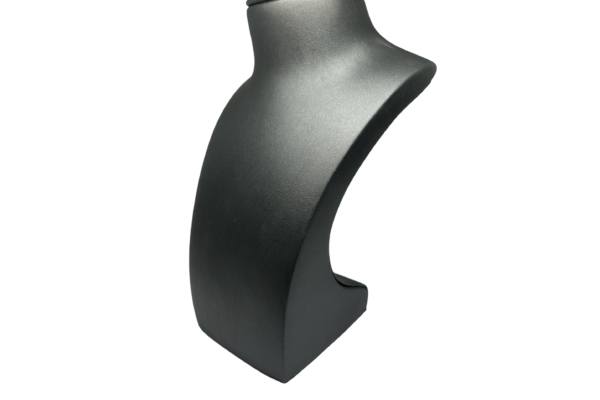 C SERIES MEDIUM ELEGANT BLACK NECKLACE DISPLAY BUST. HEIGHT 290MM