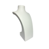 C SERIES LARGE ELEGANT WHITE NECKLACE DISPLAY BUST. HEIGHT 370MM