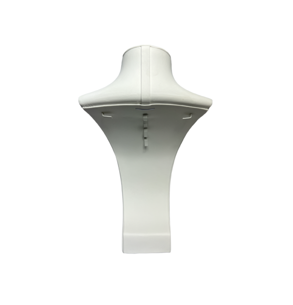 C SERIES LARGE ELEGANT WHITE NECKLACE DISPLAY BUST. HEIGHT 370MM - Image 3