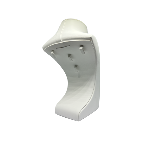 ELEGANT WHITE NECKLACE DISPLAY BUST. HEIGHT 290MM - Image 2
