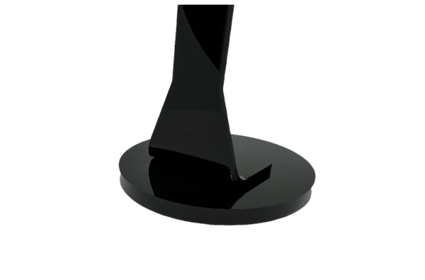 Black Acrylic Earring display stand – Holds 8-14 pairs of earrings - Image 2