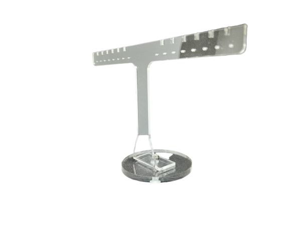 Clear Acrylic Earring display stand – Holds 8-14 pairs of earrings